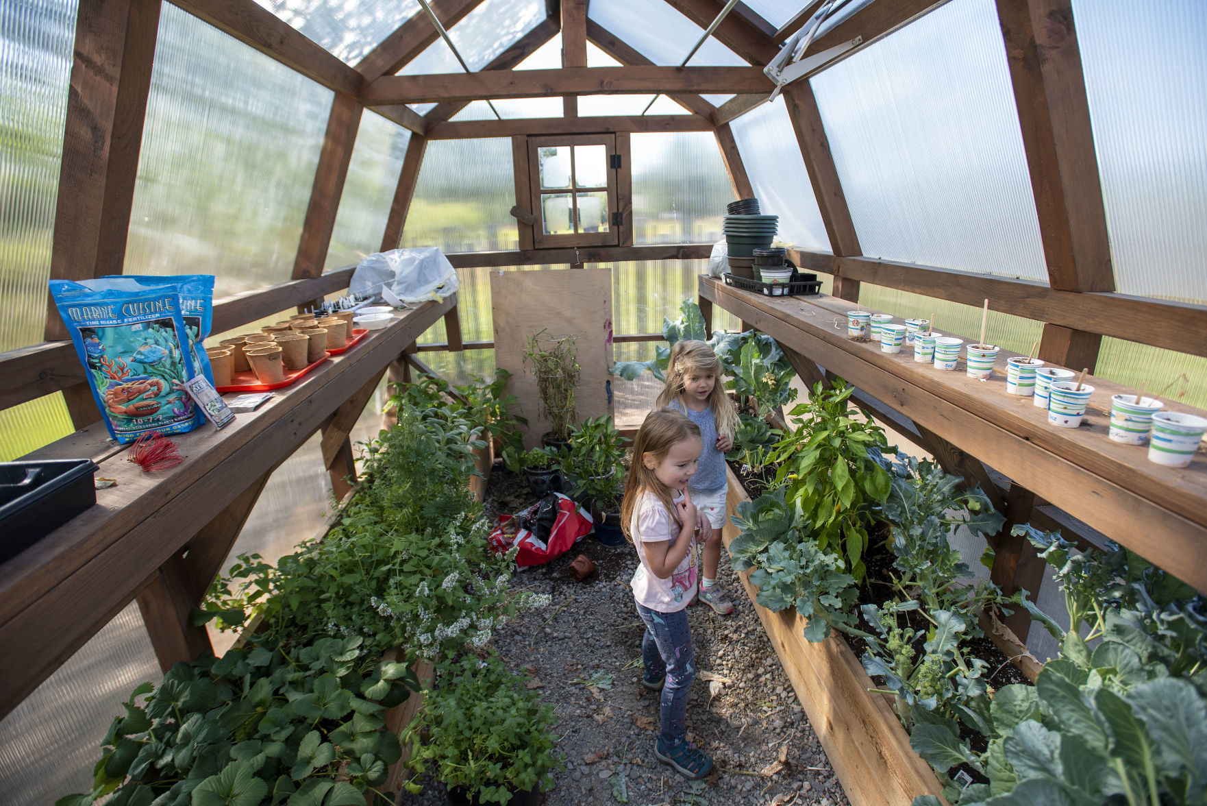 Children's Learning Center greenhouse